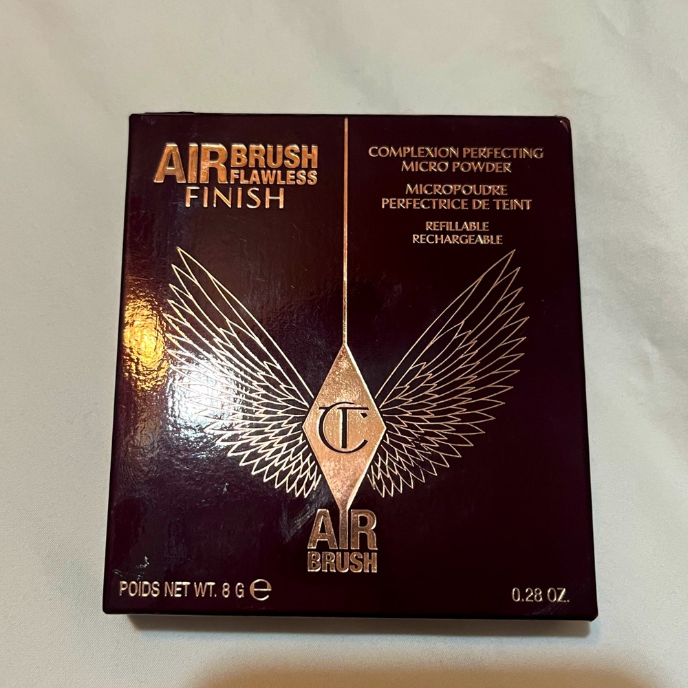 New Charolotte Tilbury Airbrush Flawless Finish Complexion Perfecting Powder